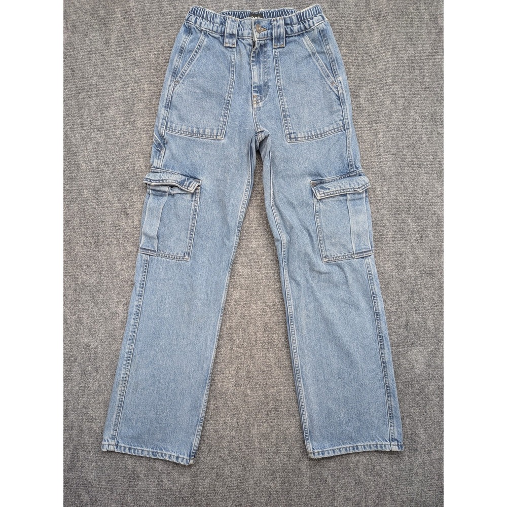 BDG Skate Jeans Womens 25 Blue Cargo Carpenter Pants Urban Outfitters Y2k Style